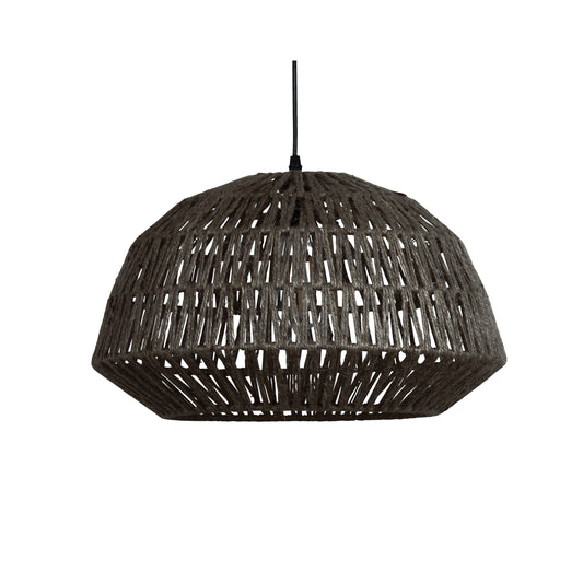 Kace hanging lamp jute black ø45cm