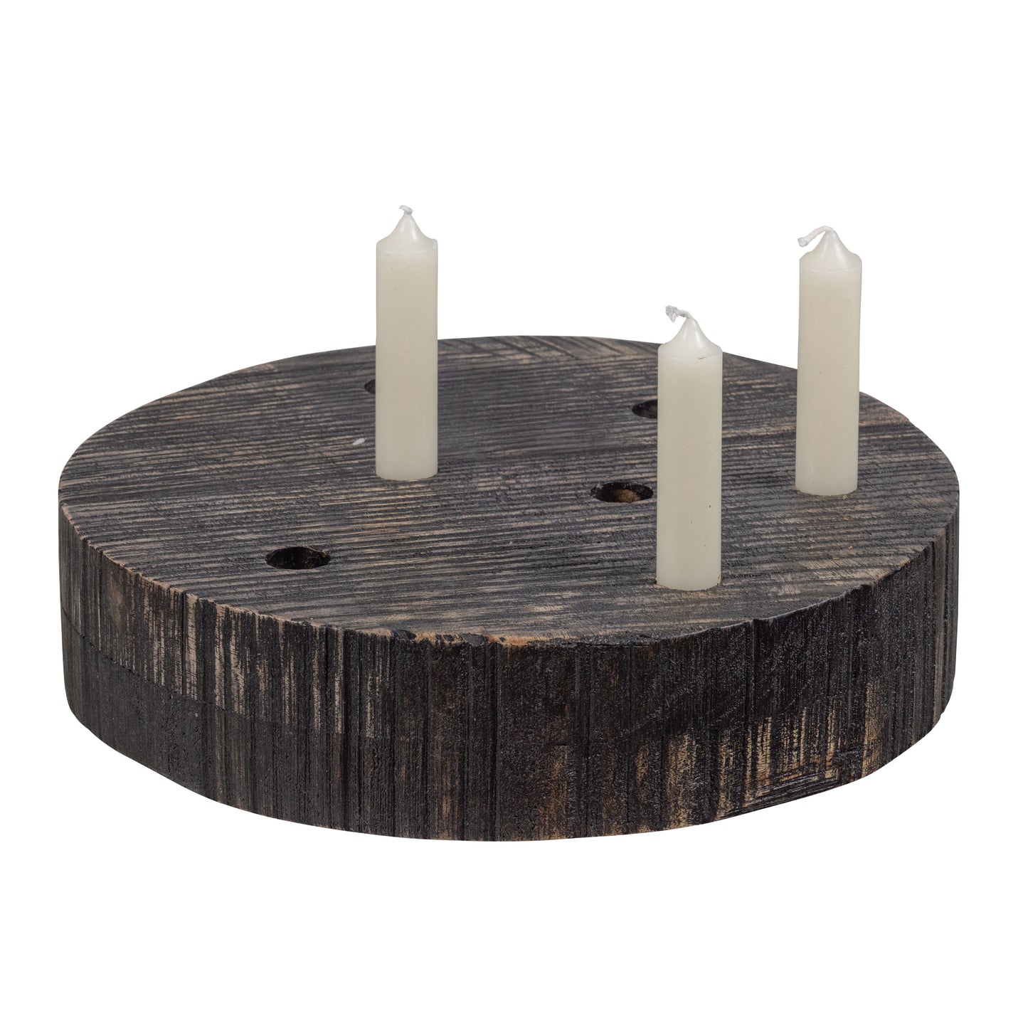 Blaze candleholder mango wood vintage brown