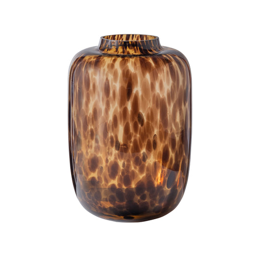 Panther vase glas brown blend