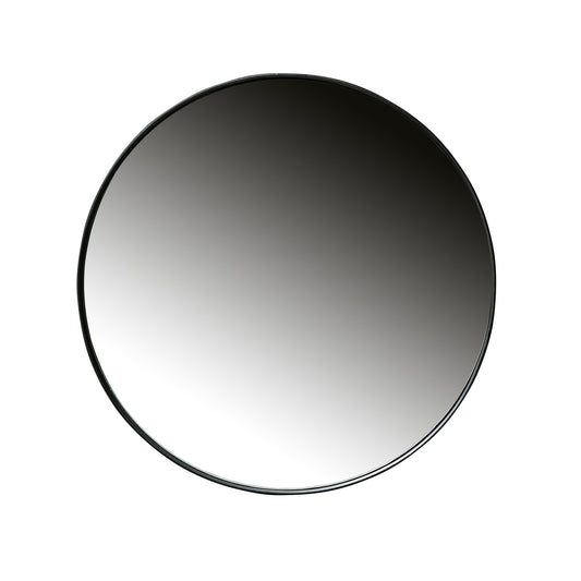 Doutzen round mirror metal black ø80cm