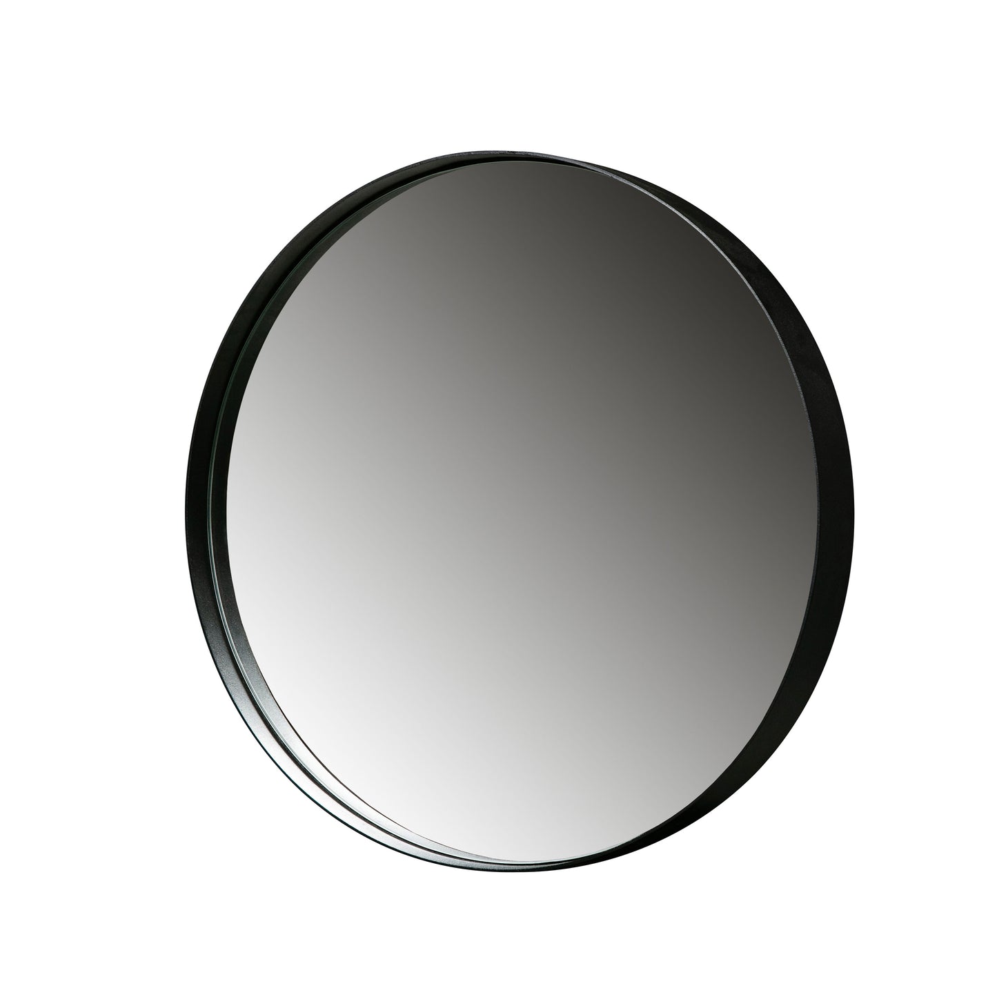 Doutzen round mirror metal black ø80cm