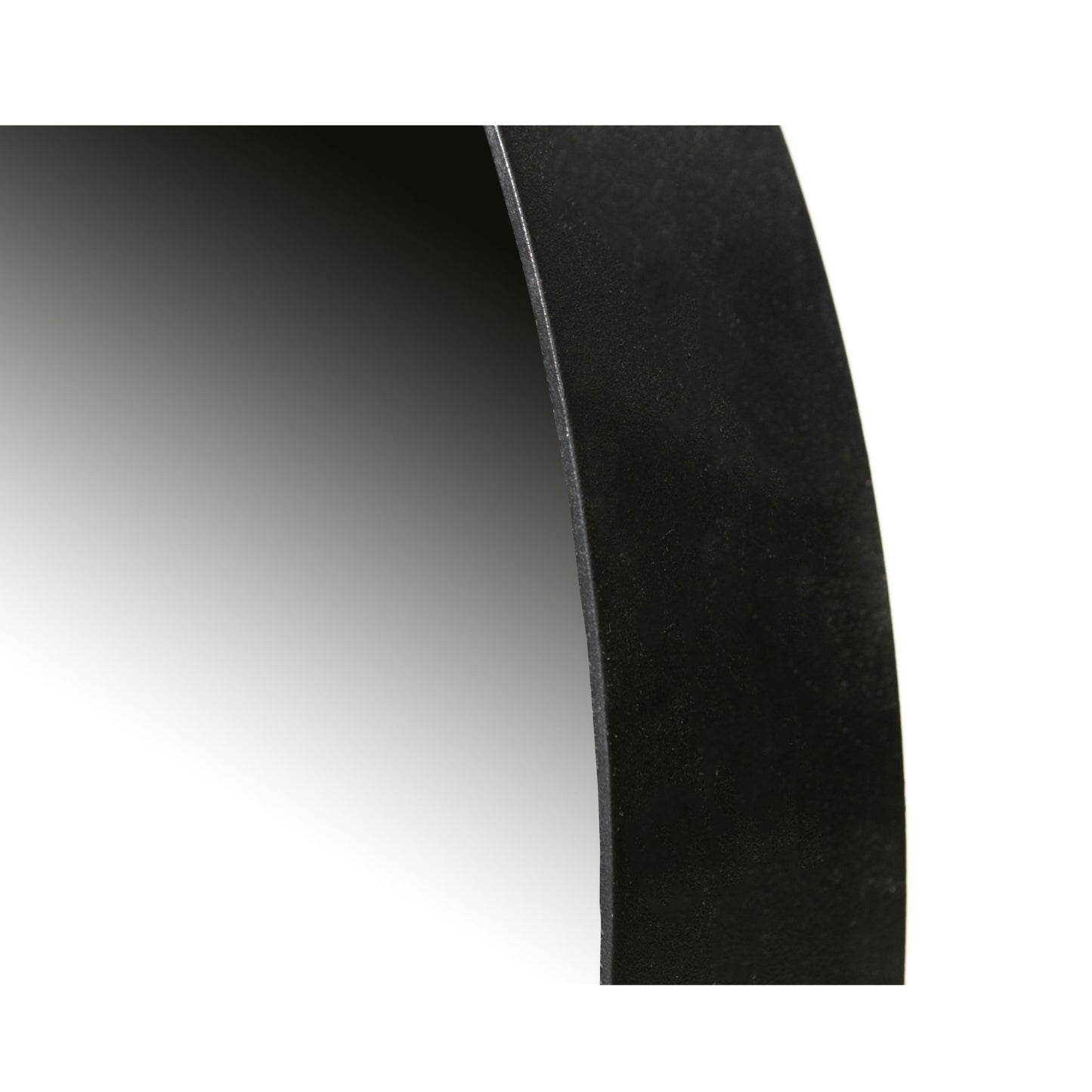 Doutzen round mirror metal black ø80cm