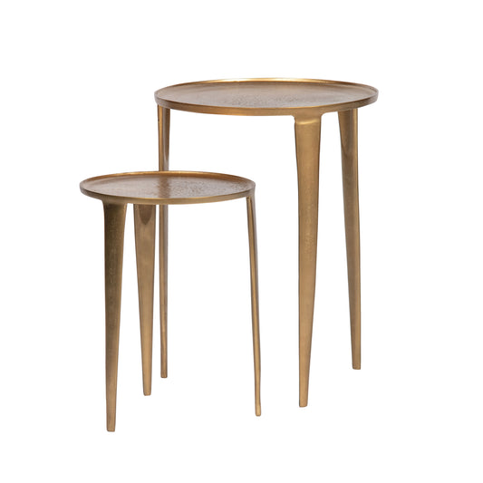 Set of 2 - Medaillon side table