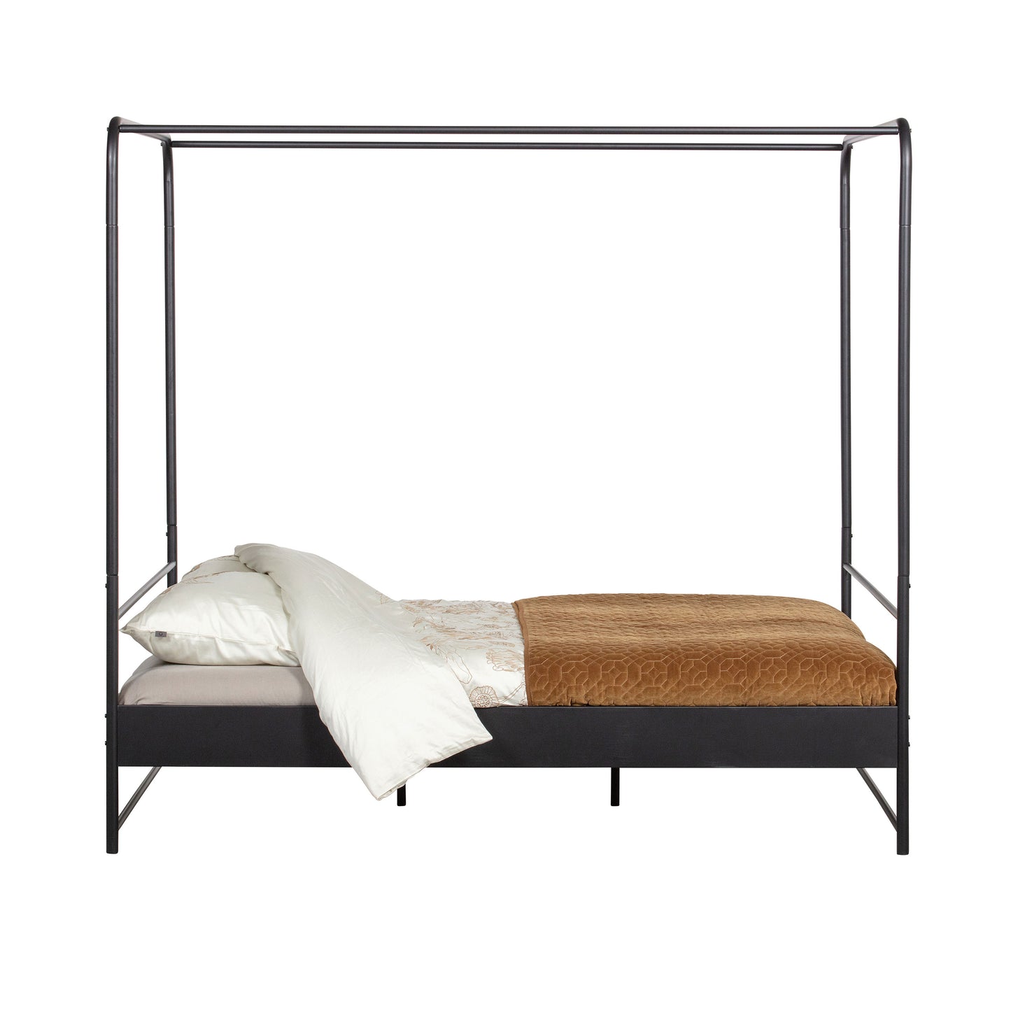 Bunk bed metal black 160x200 cm