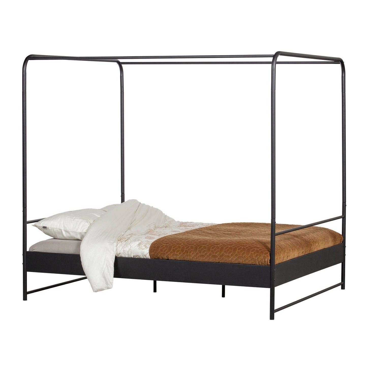Bunk bed metal black 160x200 cm
