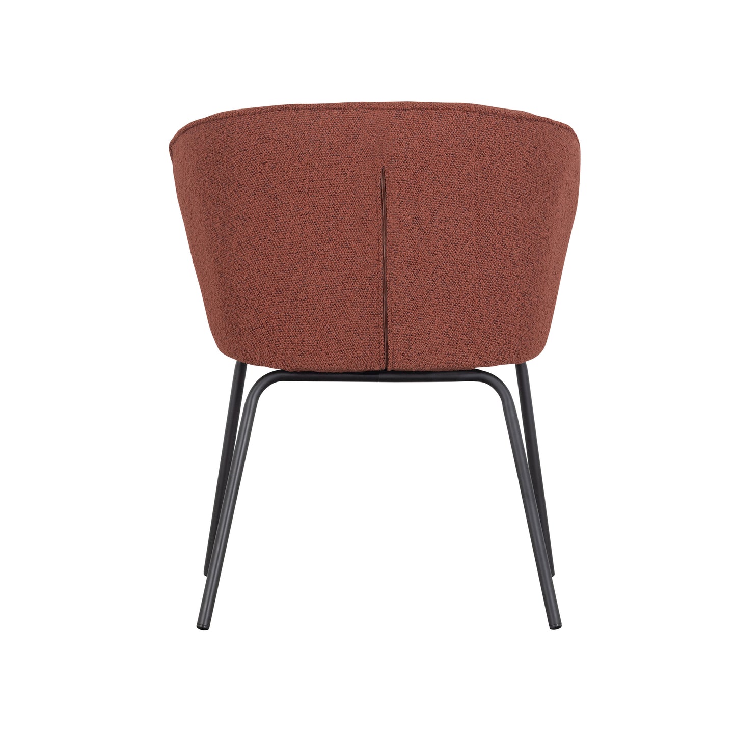 Admit dining chair bouclé chestnut