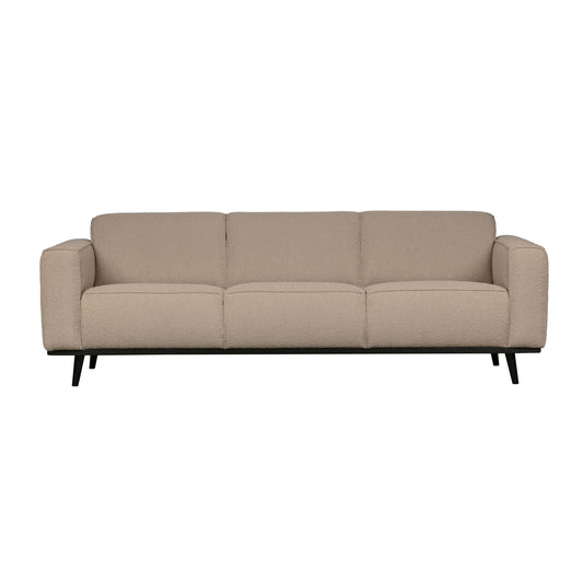 Statement 3-seater boucle beige
