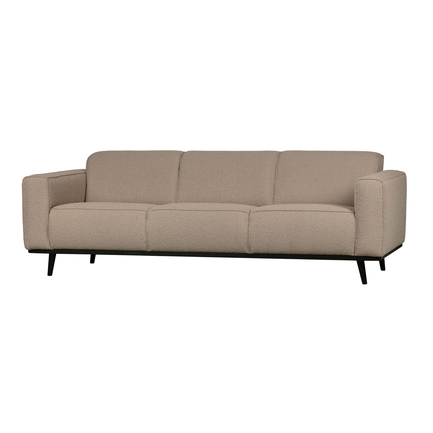 Statement 3-seater boucle beige