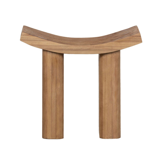 Japan stool wood natural