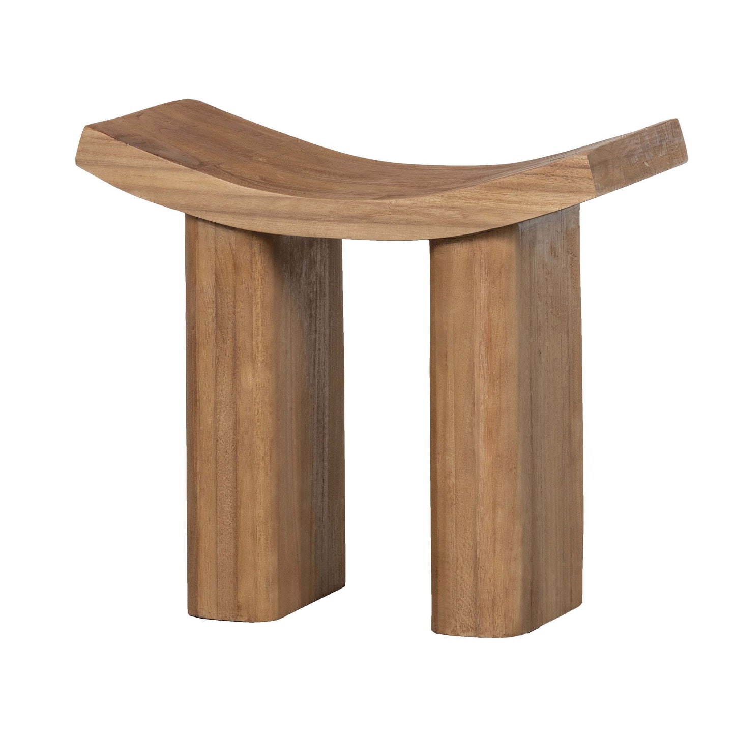 Japan stool wood natural